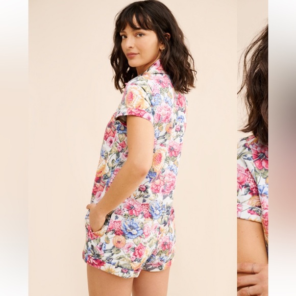 Show Me Your Mumu Range Cotton Romper Multi Floral Print Sz M Bohemian Feminine - Picture 3 of 16